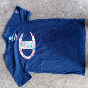 Girls Medium Red, white, and blue Champion t-shirt